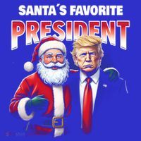 Funny Christmas Trump With Santa Favorite President Meaningful Gift T-Shirt thumb 7