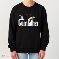 Funny Cornhole The Cornfather Funny Fathers Women's Sweatshirt thumb 0