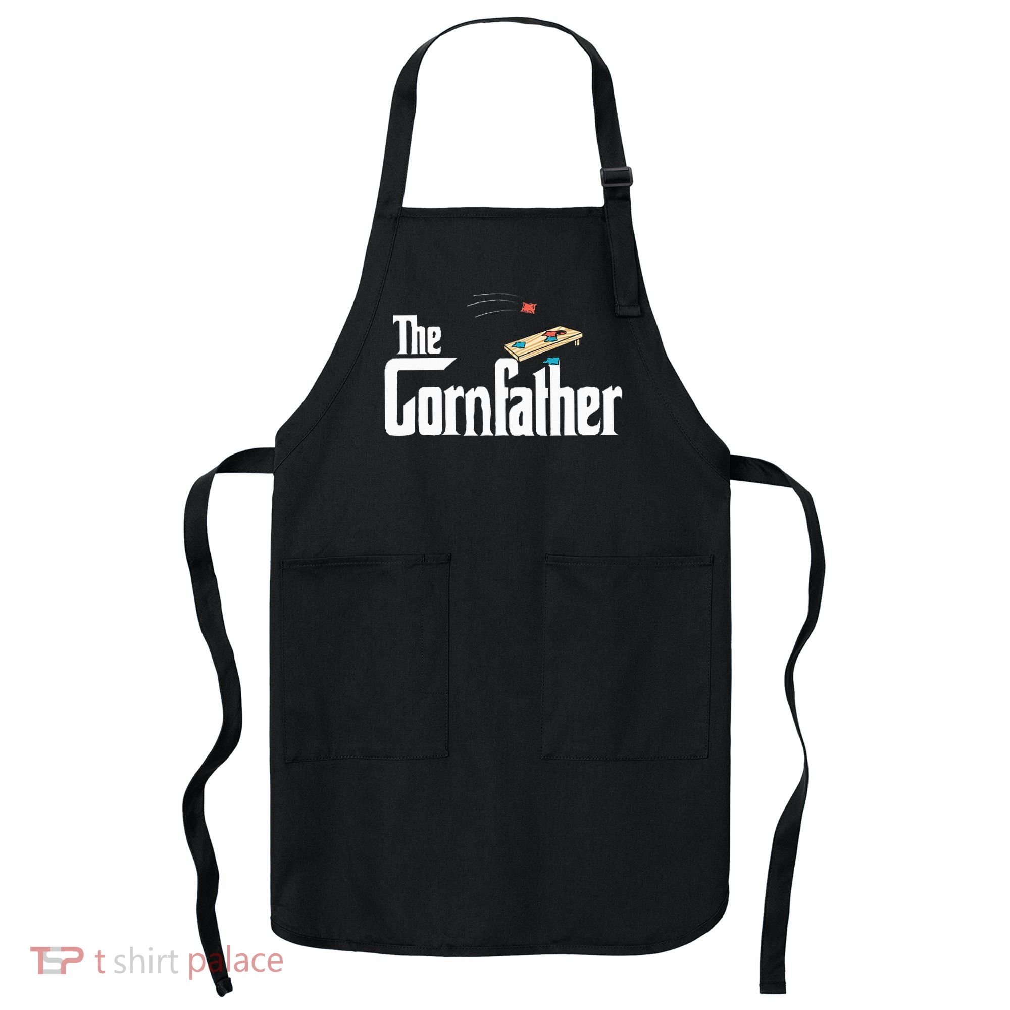 Funny Cornhole The Cornfather Funny Fathers Apron