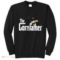 Funny Cornhole The Cornfather Funny Fathers Sweatshirt thumb 0