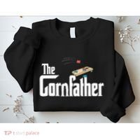 Funny Cornhole The Cornfather Funny Fathers Sweatshirt thumb 2