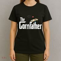 Funny Cornhole The Cornfather Funny Fathers T-Shirt thumb 4