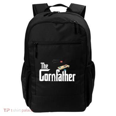 Funny Cornhole The Cornfather Funny Fathers Backpack