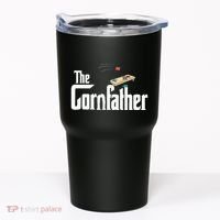 Funny Cornhole The Cornfather Funny Fathers Tumbler thumb 0
