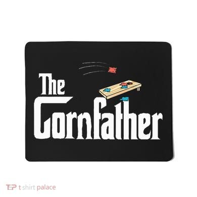 Funny Cornhole The Cornfather Funny Fathers Mousepad