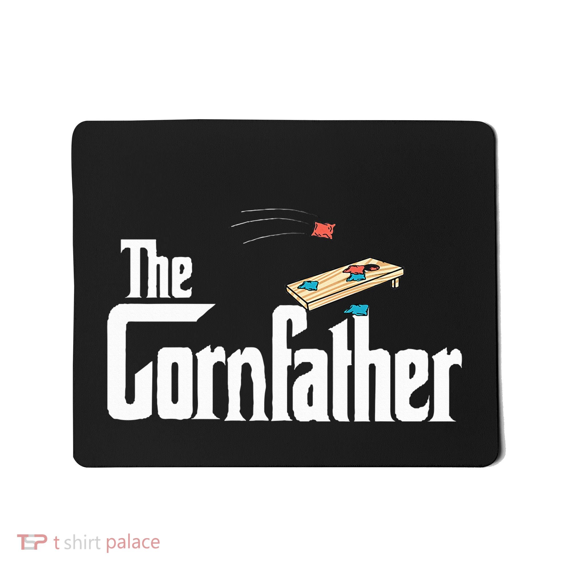 Funny Cornhole The Cornfather Funny Fathers Mousepad