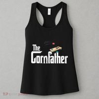 Funny Cornhole The Cornfather Funny Fathers Women's Tank Top thumb 3