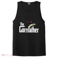 Funny Cornhole The Cornfather Funny Fathers PosiCharge Competitor Tank thumb 0