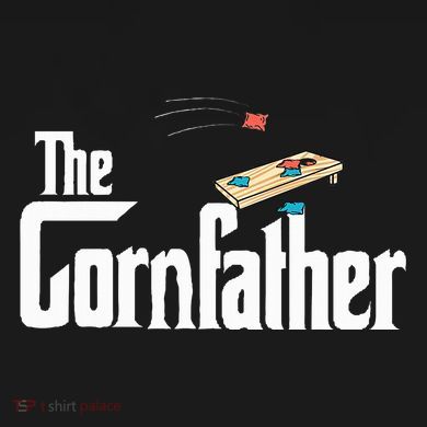 Funny Cornhole The Cornfather Funny Fathers PosiCharge Competitor Tank