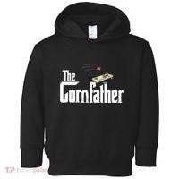 Funny Cornhole The Cornfather Funny Fathers Toddler Hoodie thumb 0