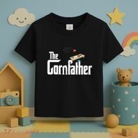 Funny Cornhole The Cornfather Funny Fathers Toddler T-Shirt thumb 3