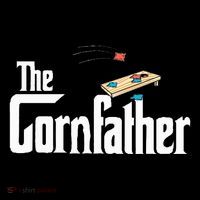 Funny Cornhole The Cornfather Funny Fathers Kids Sweatshirt thumb 2