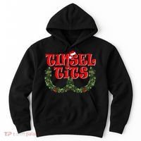 Funny Christmas Tinsel Tits Matching Couples Shirts Hoodie thumb 0