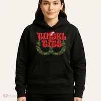 Funny Christmas Tinsel Tits Matching Couples Shirts Hoodie thumb 5