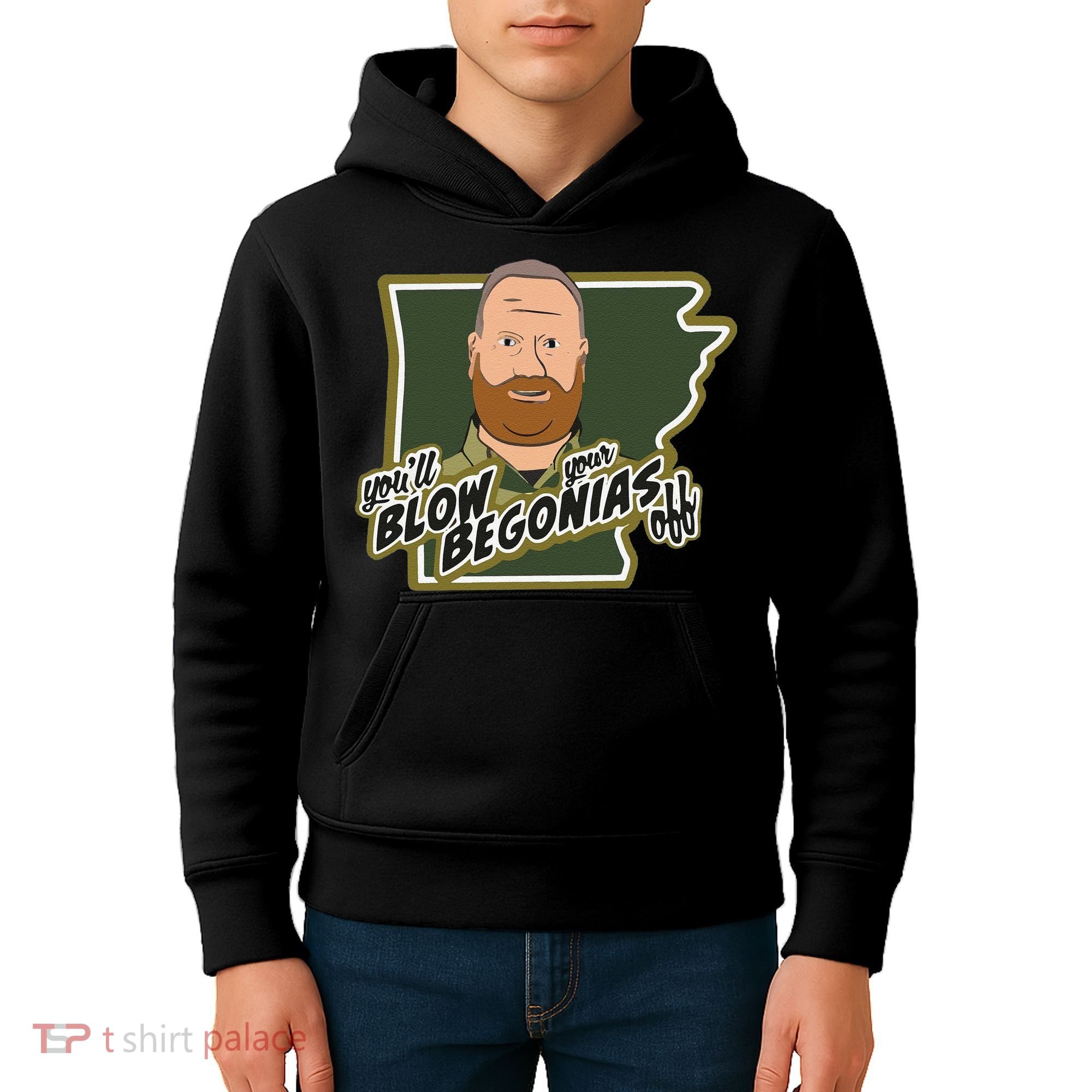 Funny Chief Taylor You’Ll Blow Your Begonias Off Kids Hoodie