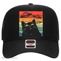 Funny Cat Tee, Galaxy Cat Spaceship Alien Cat UFO Hat thumb 0