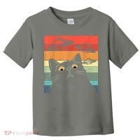 Funny Cat Tee, Galaxy Cat Spaceship Alien Cat UFO Toddler T-Shirt thumb 0