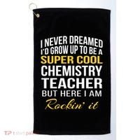 Funny Chemistry Teacher Gift Funny Gift Great Gift Golf Towel thumb 0