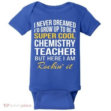 Funny Chemistry Teacher Gift Funny Gift Great Gift Baby Bodysuit