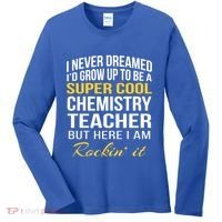 Funny Chemistry Teacher Gift Funny Gift Great Gift Women's Long Sleeve Shirt thumb 0