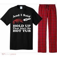 Funny Crawfish That Ain't No Hot Tub Cajun Boil Mardi Gras Pajama Set thumb 0