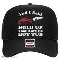 Funny Crawfish That Ain't No Hot Tub Cajun Boil Mardi Gras Hat thumb 0