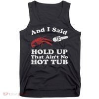 Funny Crawfish That Ain't No Hot Tub Cajun Boil Mardi Gras Tank Top thumb 0