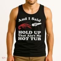 Funny Crawfish That Ain't No Hot Tub Cajun Boil Mardi Gras Tank Top thumb 3