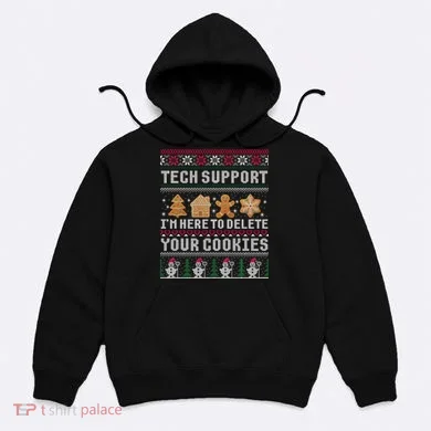 Funny Christmas Tech Support Computer Programmer Xmas Hoodie