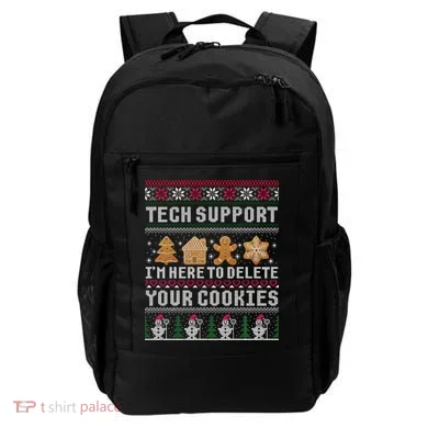 Funny Christmas Tech Support Computer Programmer Xmas Backpack