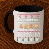 Funny Christmas Tech Support Computer Programmer Xmas Coffee Mug thumb 2