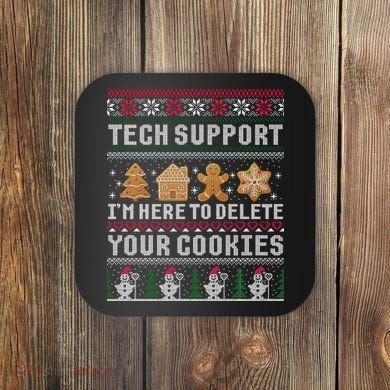 Funny Christmas Tech Support Computer Programmer Xmas Coaster
