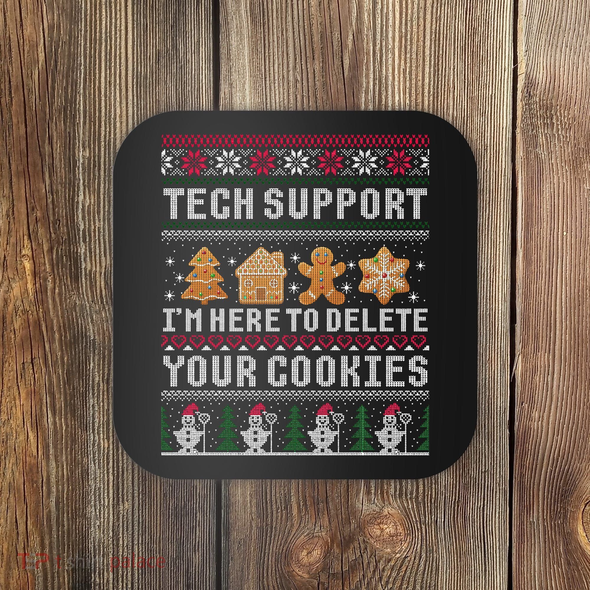Funny Christmas Tech Support Computer Programmer Xmas Coaster