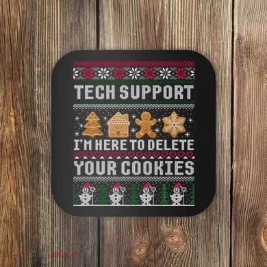 Funny Christmas Tech Support Computer Programmer Xmas Coaster