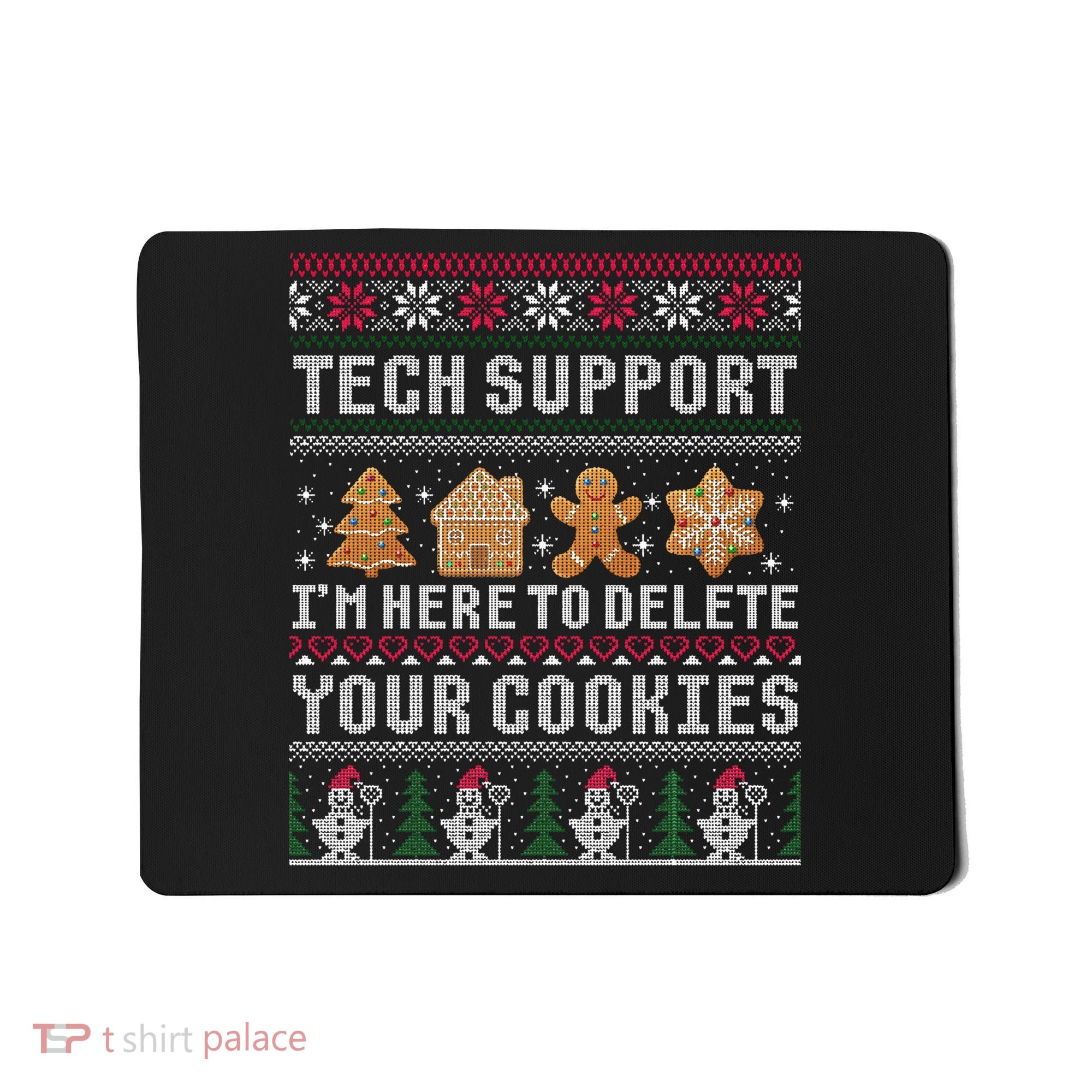 Funny Christmas Tech Support Computer Programmer Xmas Mousepad