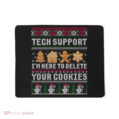 Funny Christmas Tech Support Computer Programmer Xmas Mousepad