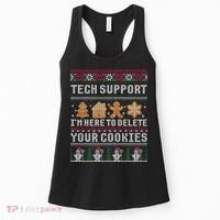 Funny Christmas Tech Support Computer Programmer Xmas Women's Tank Top thumb 0