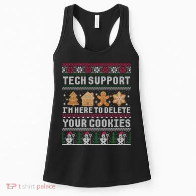 Funny Christmas Tech Support Computer Programmer Xmas Women's Tank Top