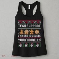 Funny Christmas Tech Support Computer Programmer Xmas Women's Tank Top thumb 3