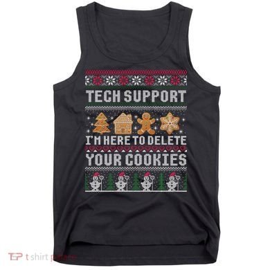 Funny Christmas Tech Support Computer Programmer Xmas Tank Top