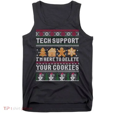 Funny Christmas Tech Support Computer Programmer Xmas Tank Top