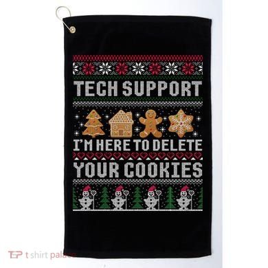 Funny Christmas Tech Support Computer Programmer Xmas Golf Towel