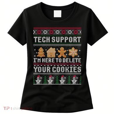 Funny Christmas Tech Support Computer Programmer Xmas Women's T-Shirt