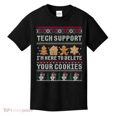 Funny Christmas Tech Support Computer Programmer Xmas Kids T-Shirt