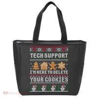 Funny Christmas Tech Support Computer Programmer Xmas Tote Bag thumb 0