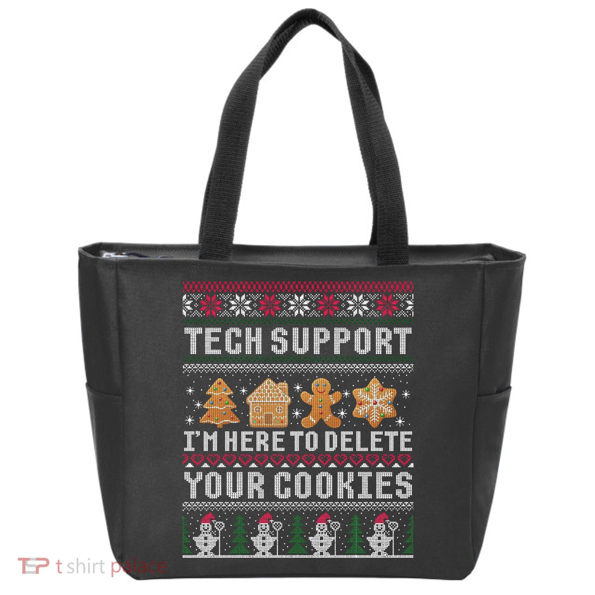 Funny Christmas Tech Support Computer Programmer Xmas Tote Bag
