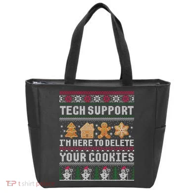 Funny Christmas Tech Support Computer Programmer Xmas Tote Bag