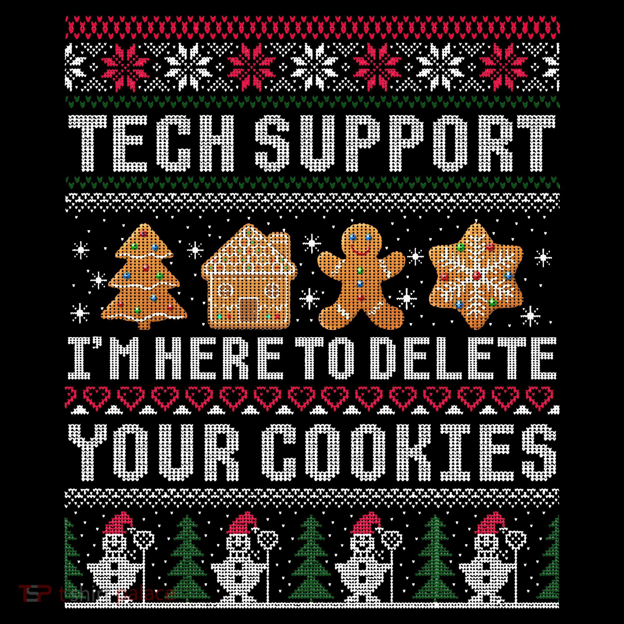 Funny Christmas Tech Support Computer Programmer Xmas Tote Bag