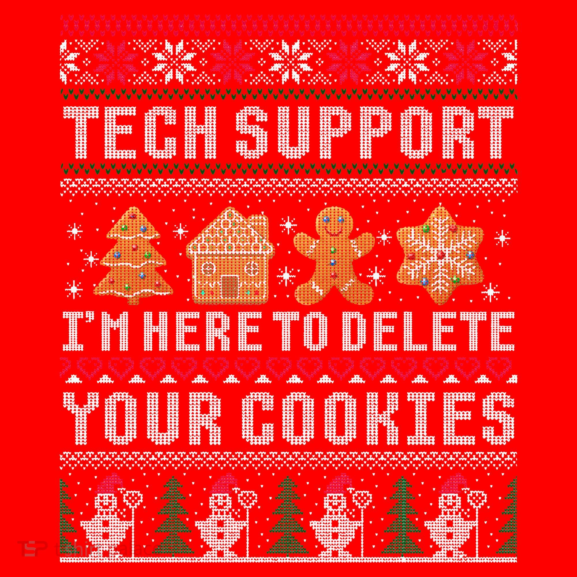 Funny Christmas Tech Support Computer Programmer Xmas Santa Hat