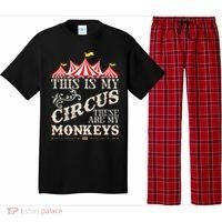 Funny Carnival This Is My Circus These Are My Monkeys Circus Pajama Set thumb 0